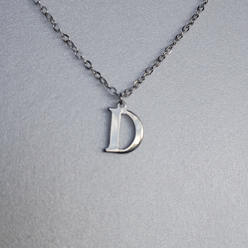 2/$20 Stainless Steel Dainty Letter D Necklace